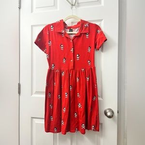 Red cakeworthy Mickey dress